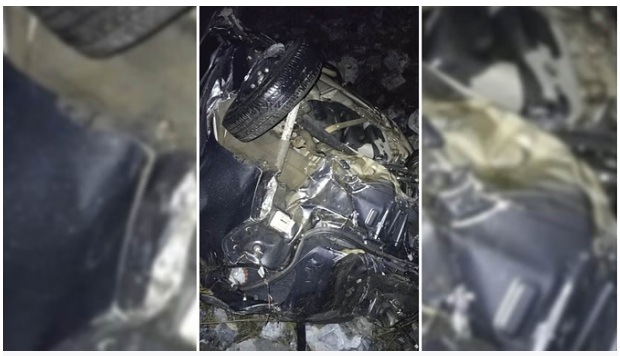 निजमुला सड़क पर गहरी खाई में गिरी कार, भारी बारिश से राहत-बचाव कार्य में दिक्कतें